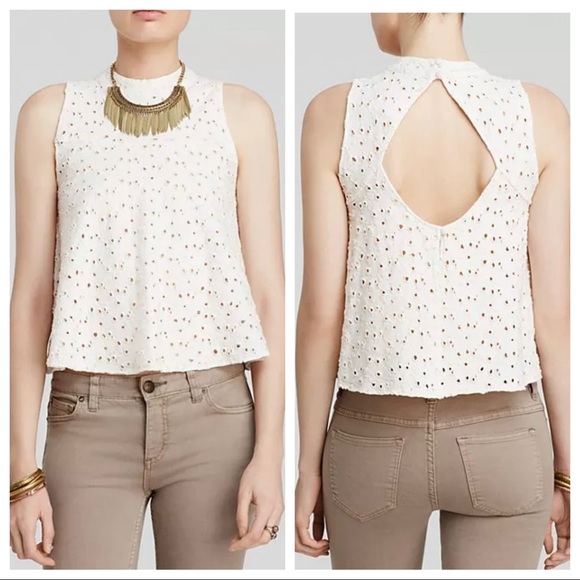 Free People Tops - Free People Eyelet Cotton top